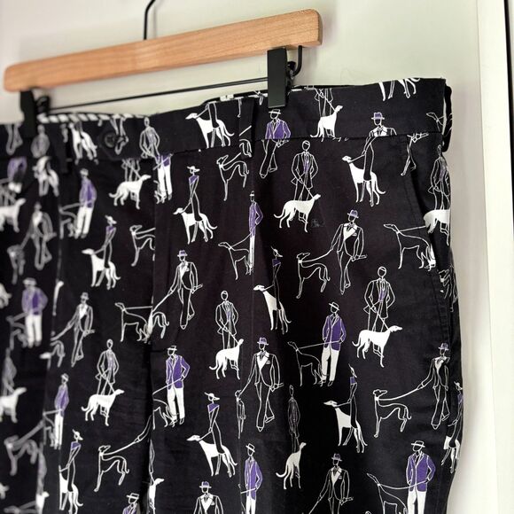 POLO GOLF Ralph Lauren Grayhound Dogs Chino Short Big Man's 42 Stretch Cotton - Picture 5 of 10